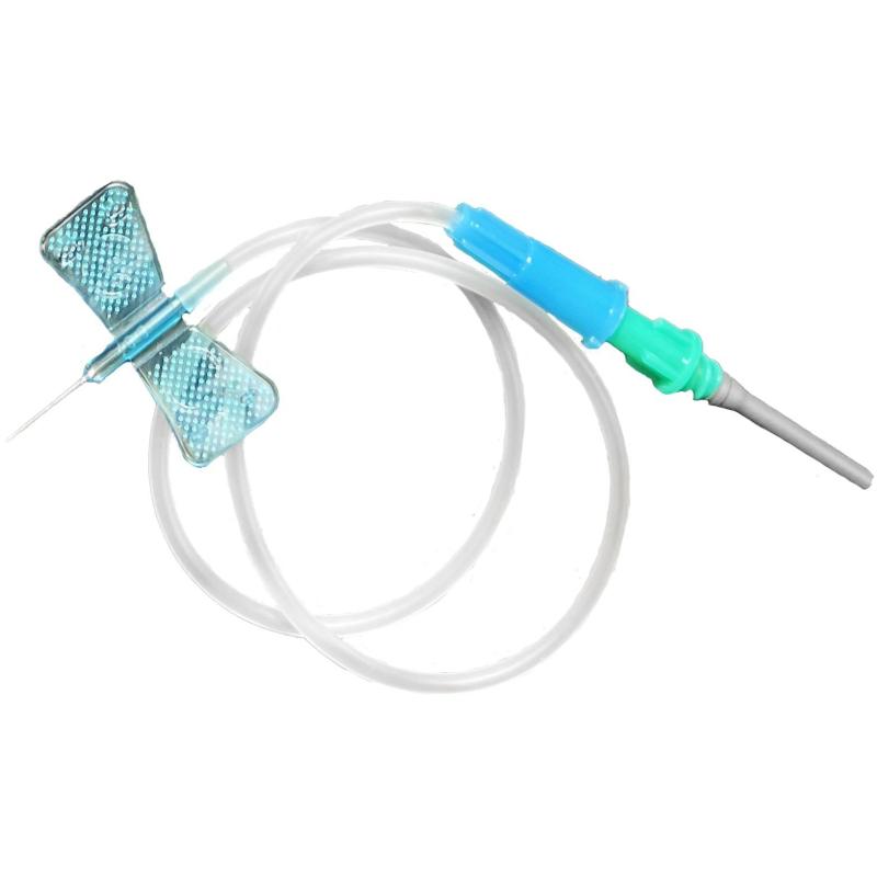 Игла-бабочка 23G (0,6x20 мм) одноразовая стерильная, 300мм, 100шт/уп