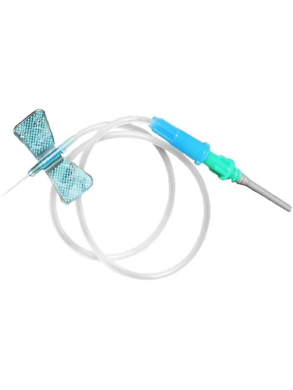 Игла-бабочка 23G (0,6x20 мм) одноразовая стерильная, 300мм, 100шт/уп