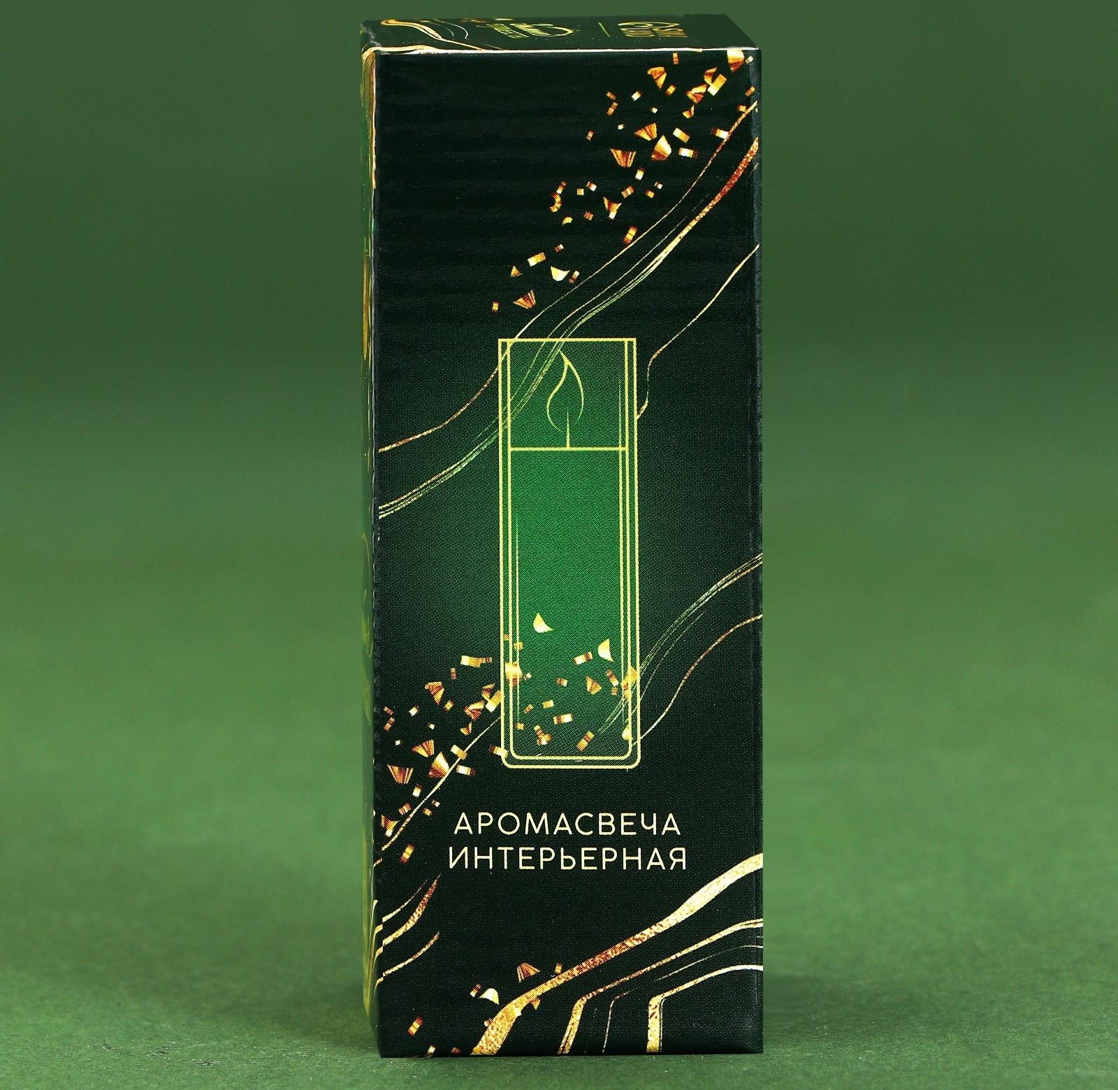 Новогодняя свеча в колбе «Звездное небо», лёгкий аромат