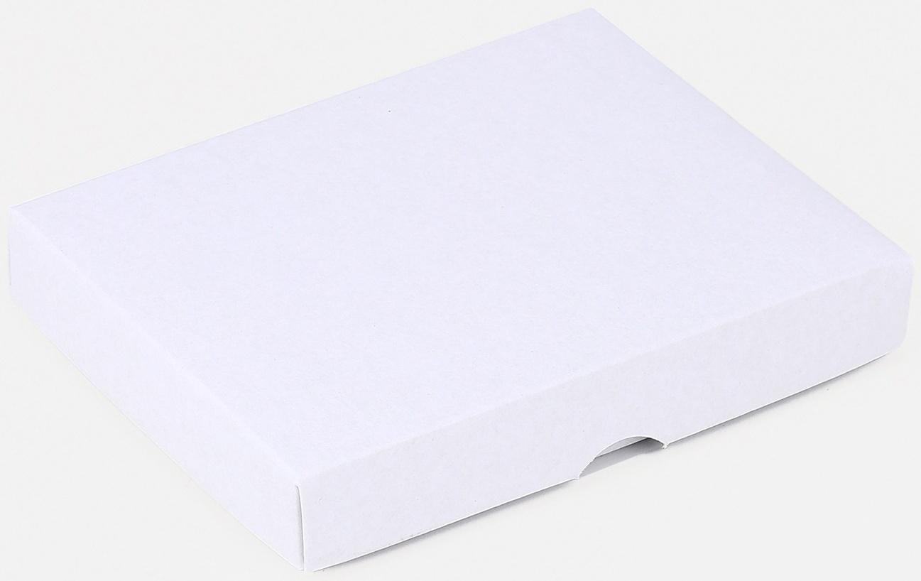 Кошелёк на кнопке, цвет коричневый