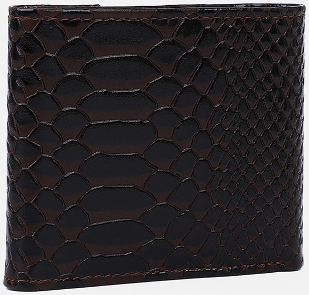 Кошелёк на кнопке, цвет коричневый