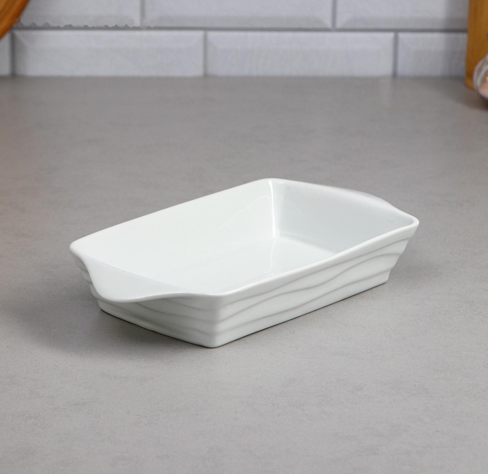 Форма для запекания, 1 л, фарфор, Иран