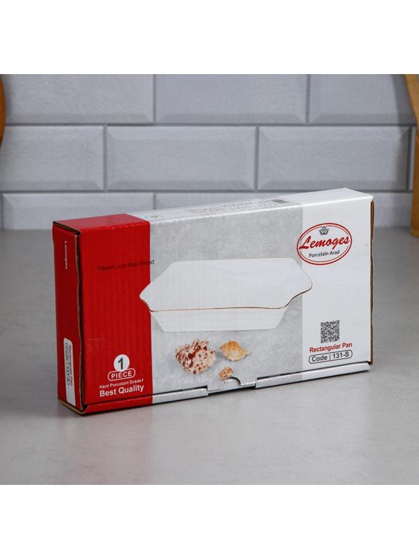 Форма для запекания, 1 л, фарфор, Иран