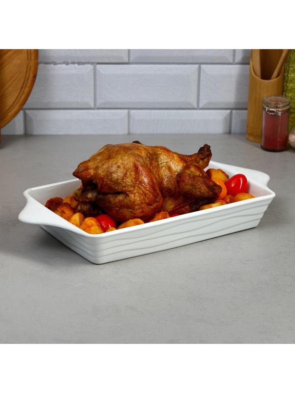 Форма для запекания, 2 л, фарфор, Иран