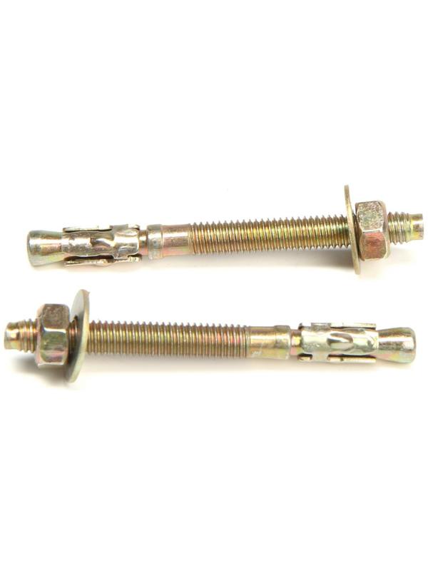 Анкер, клиновой, желтый цинк, 6х65 мм, 250 шт