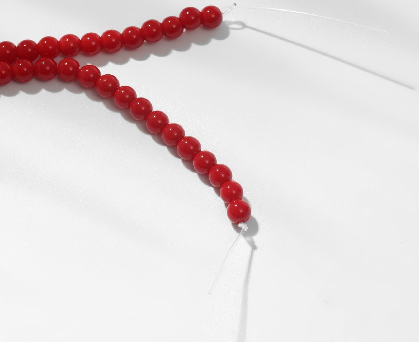 Бусины на нити шар №4 