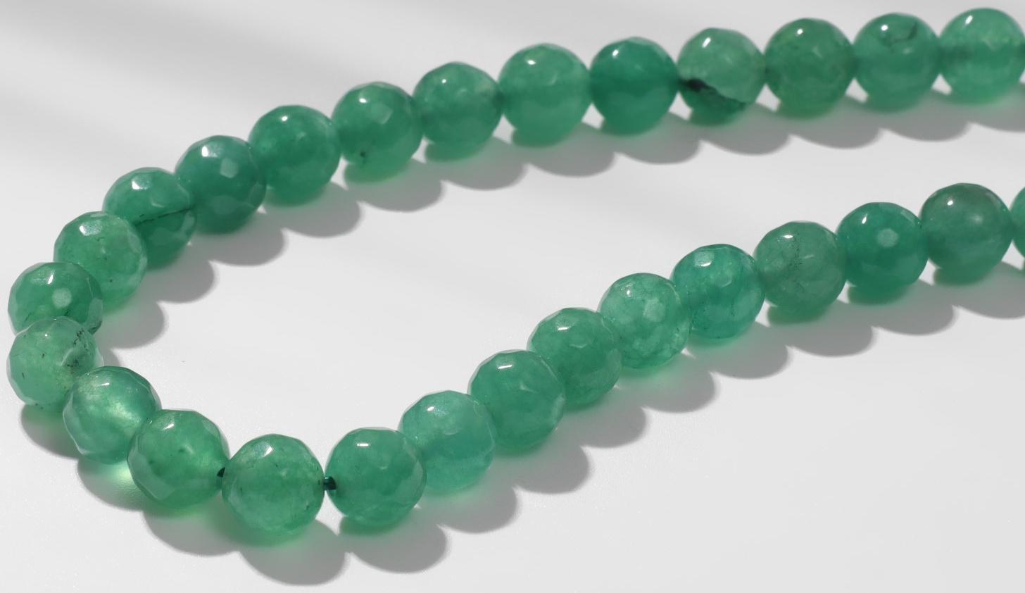 Бусины на нити шар №8 гранёный 