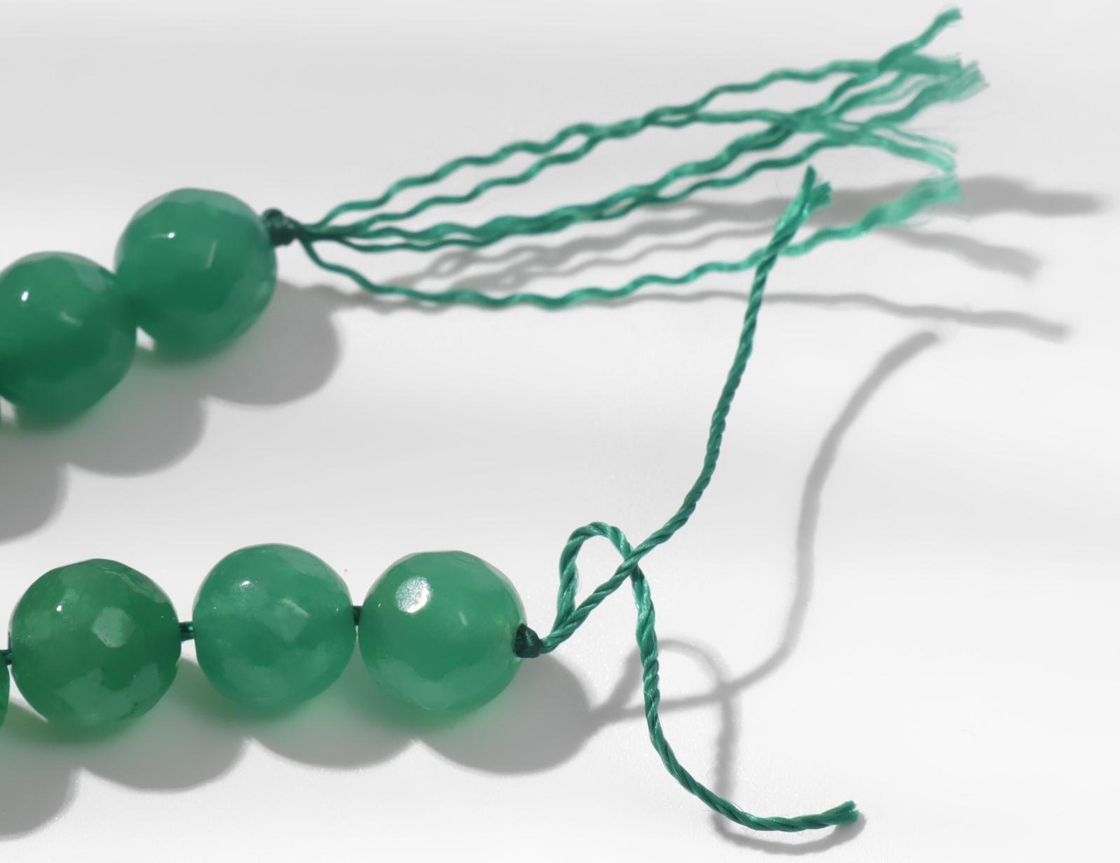 Бусины на нити шар №8 гранёный 