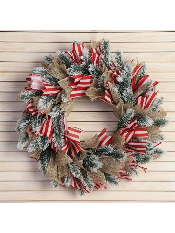 Венок новогодний d- 33 см 