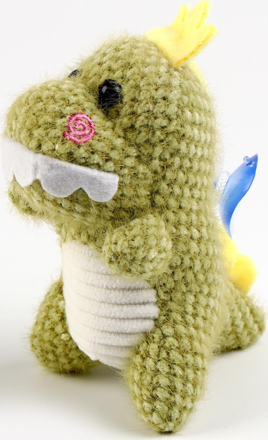 Мягкая игрушка «Динозаврик» на присоске, 12 см, цвет МИКС
