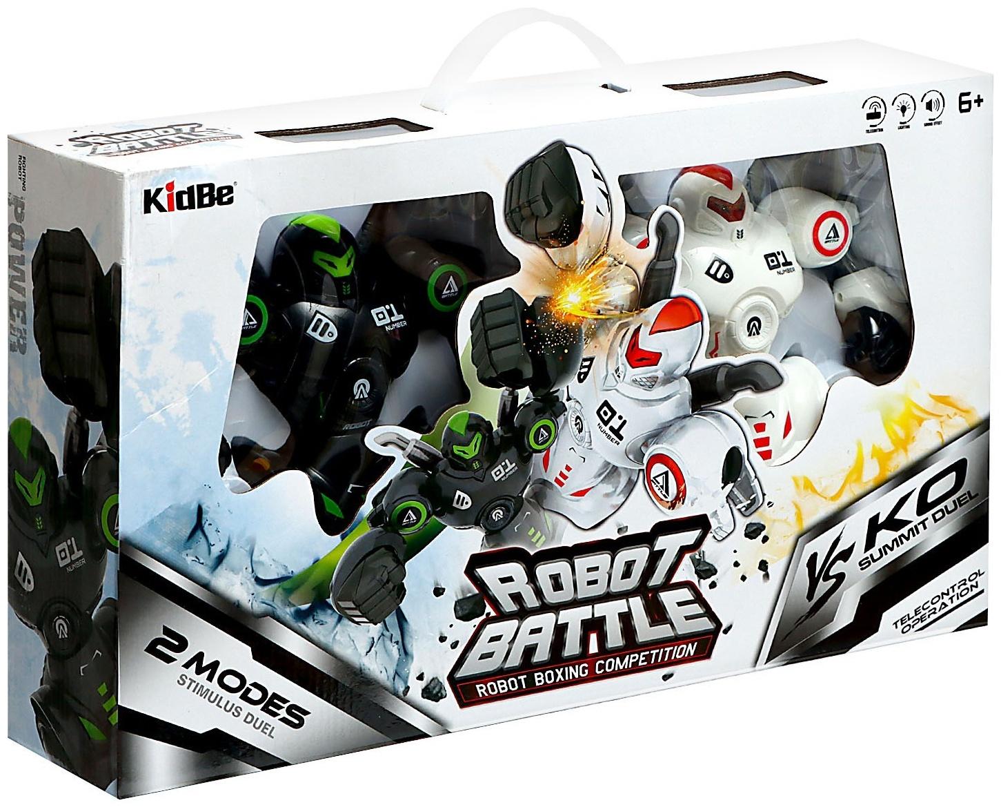 Набор роботов на радиоуправлении «Битва ботов», световые и звуковые эффекты