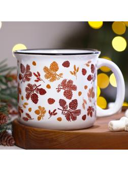 Кружка «Новогодний принт», 450 мл