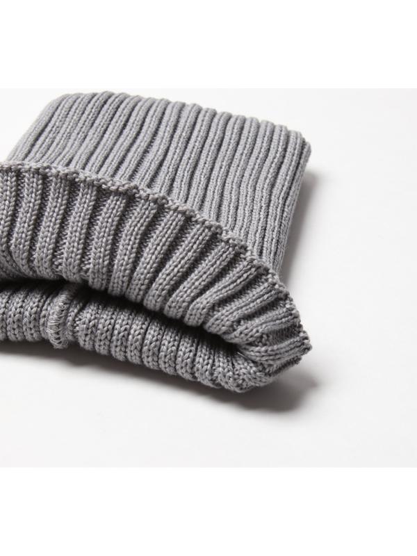 Комплект детский (шапка, снуд) MINAKU  р-р 56-58, цвет серый
