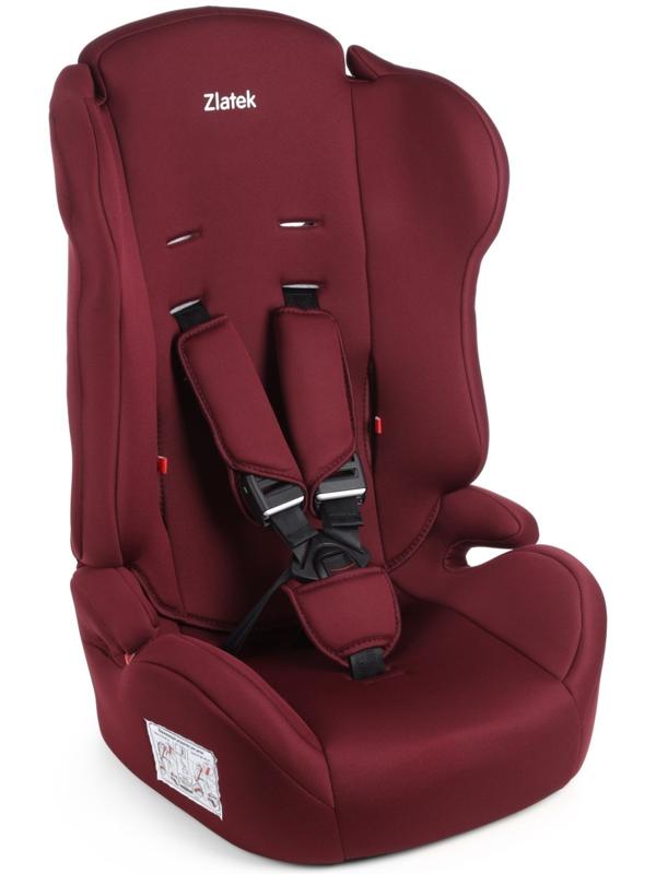 Автокресло детское Zlatek ZL513, бордо basic Atlantic, гр. I/II/III, 9-36 кг, 1-12 лет