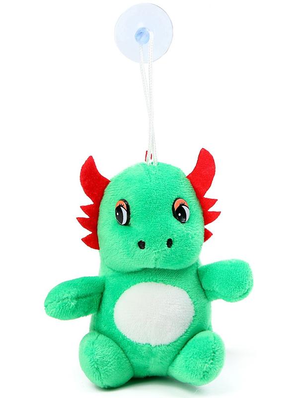 Мягкая игрушка «Динозаврик» на присоске, 10 см, цвет МИКС