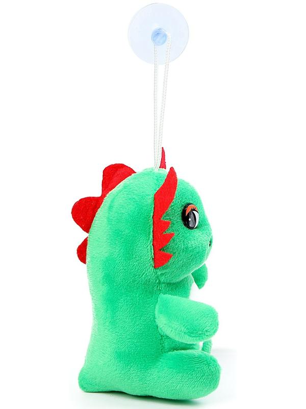 Мягкая игрушка «Динозаврик» на присоске, 10 см, цвет МИКС