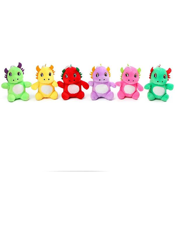 Мягкая игрушка «Динозаврик» на присоске, 10 см, цвет МИКС