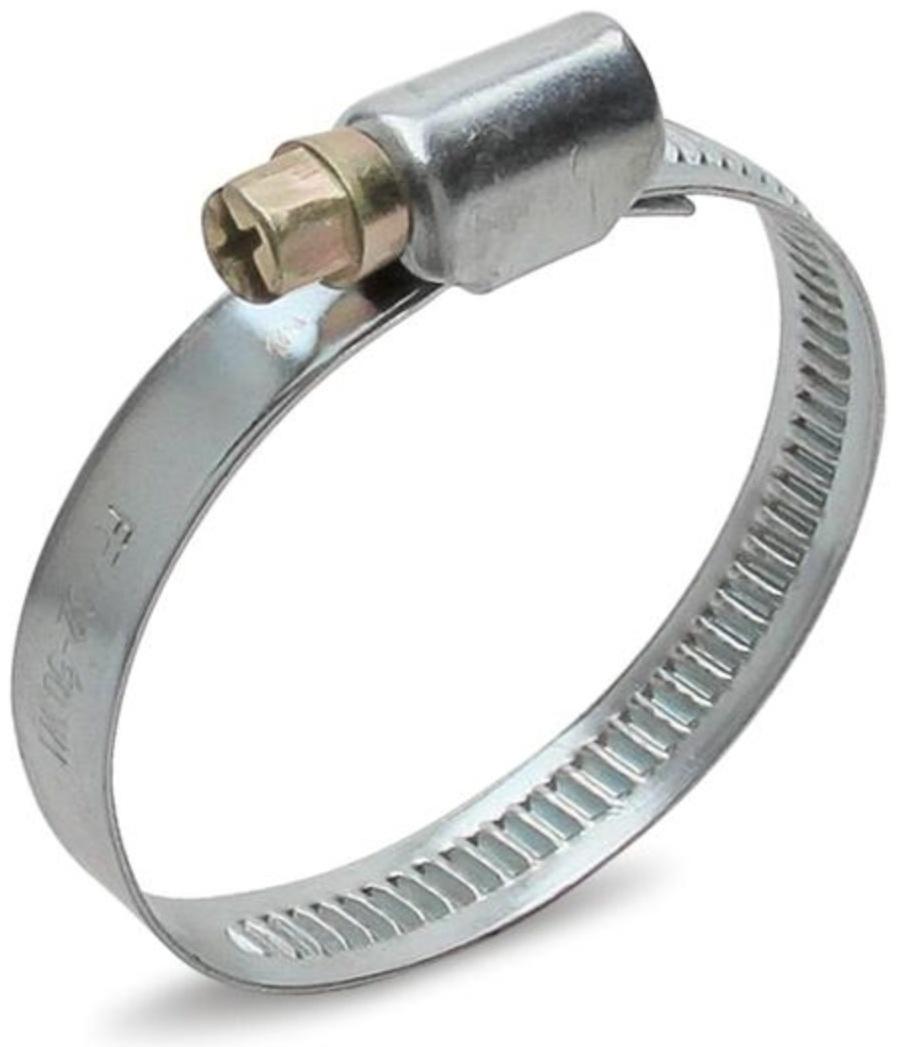 Хомут червячный Fortisflex,PL-9 25-40/W2 из нержавеющей стали