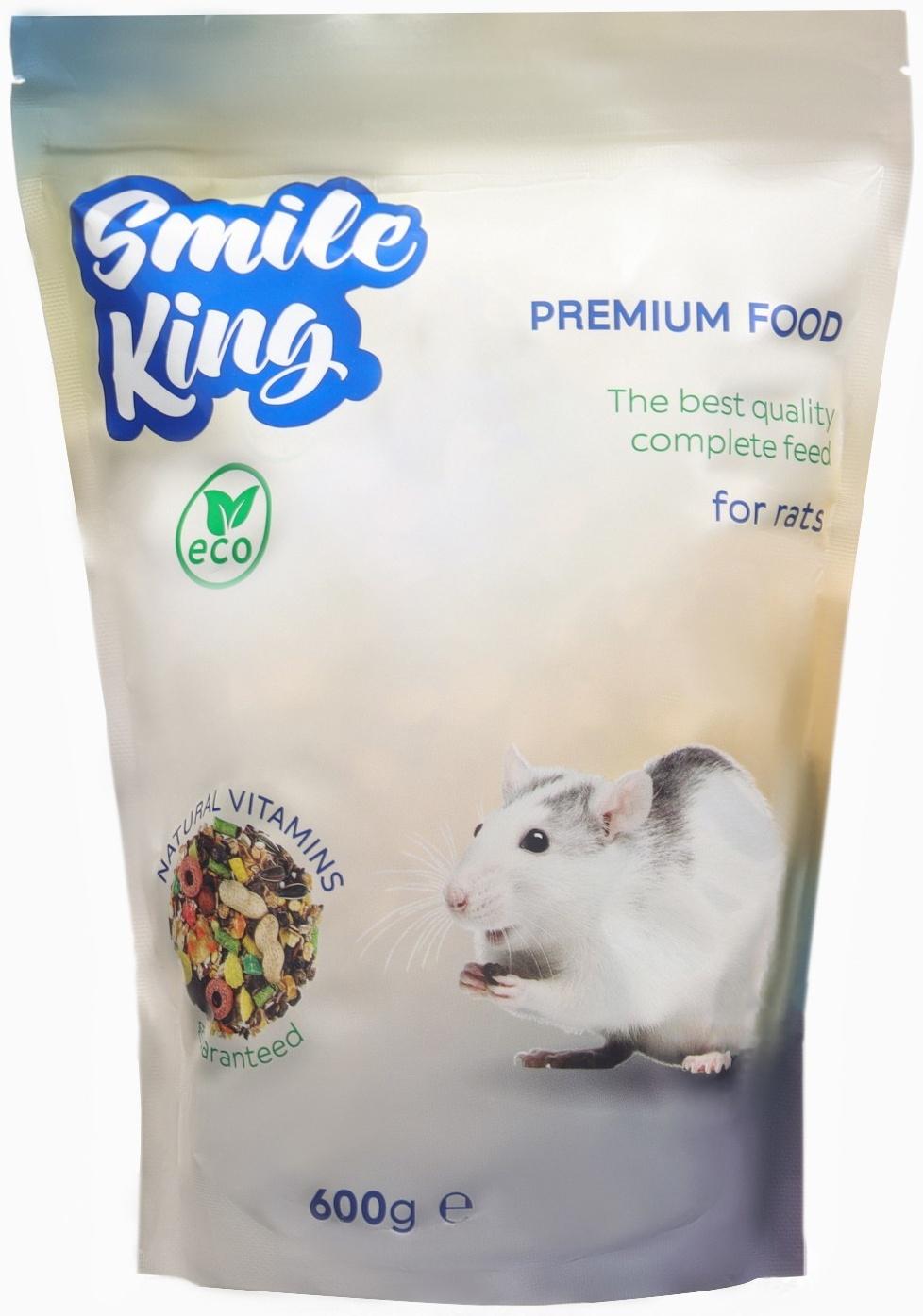 Корм Smile King премиум для крысы, 600 г
