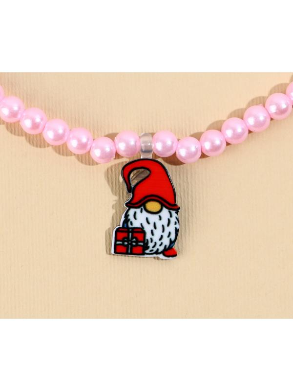 Набор серьги-клипсы и бусы 