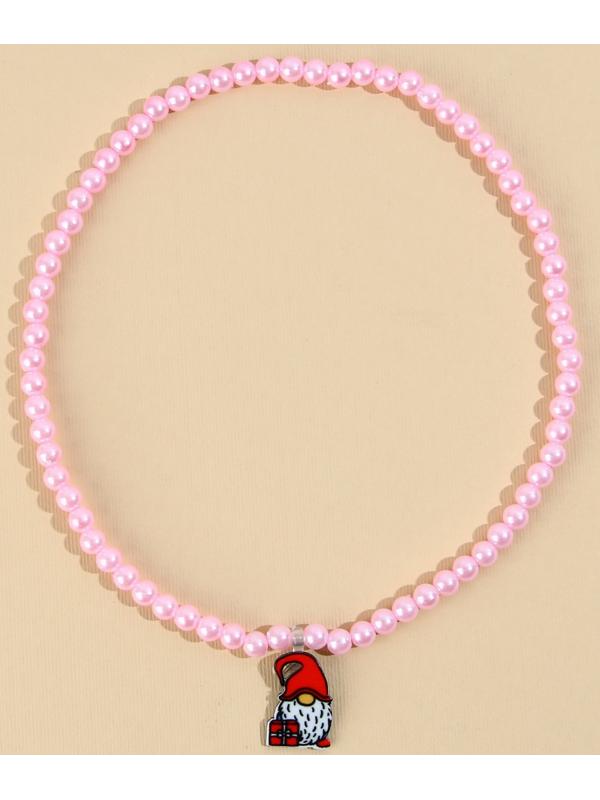 Набор серьги-клипсы и бусы 