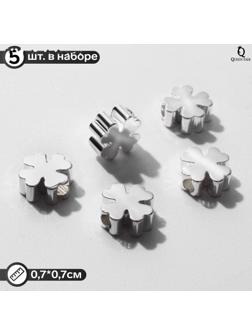 Бусина-разделитель родированная 