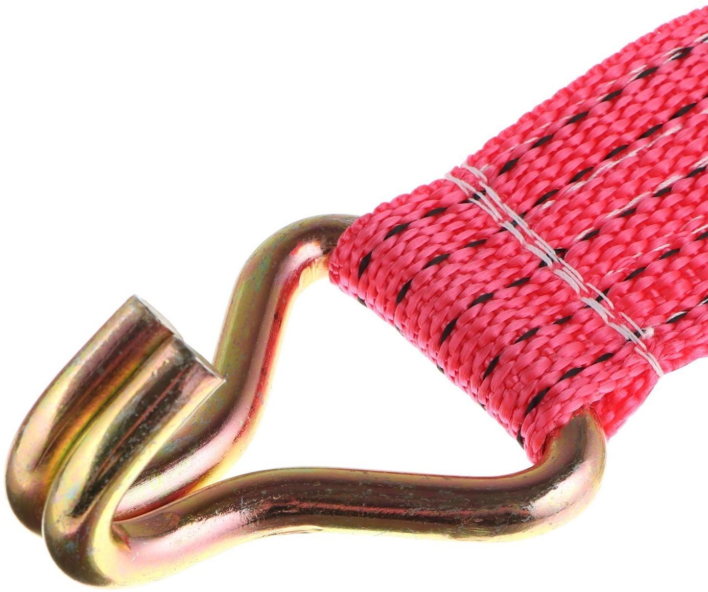 Стяжка груза TORSO с механизмом 230 мм, ширина ленты 50 мм, нагрузка 2,5/5 т, длина 6 м