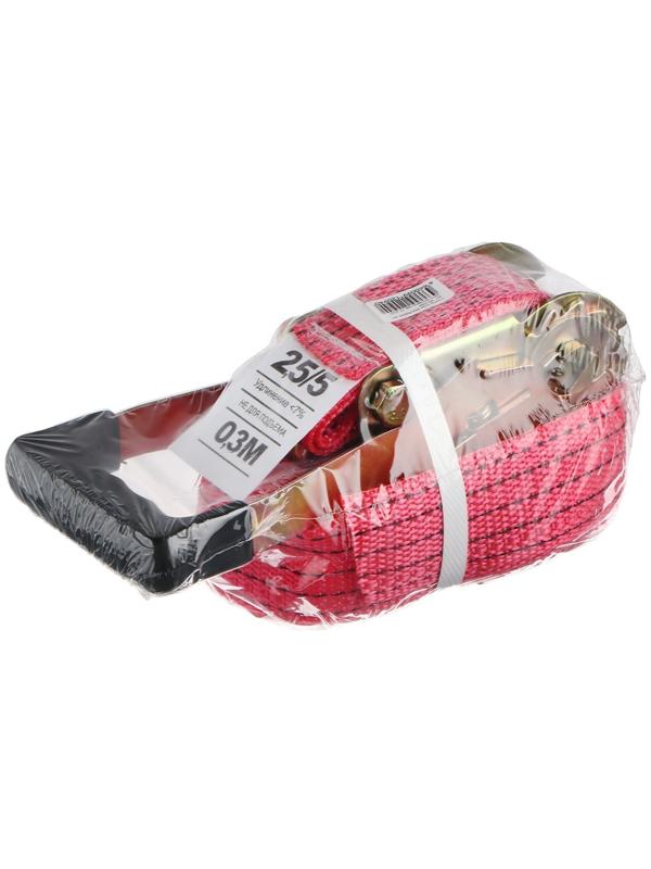 Стяжка груза TORSO с механизмом 230 мм, ширина ленты 50 мм, нагрузка 2,5/5 т, длина 6 м