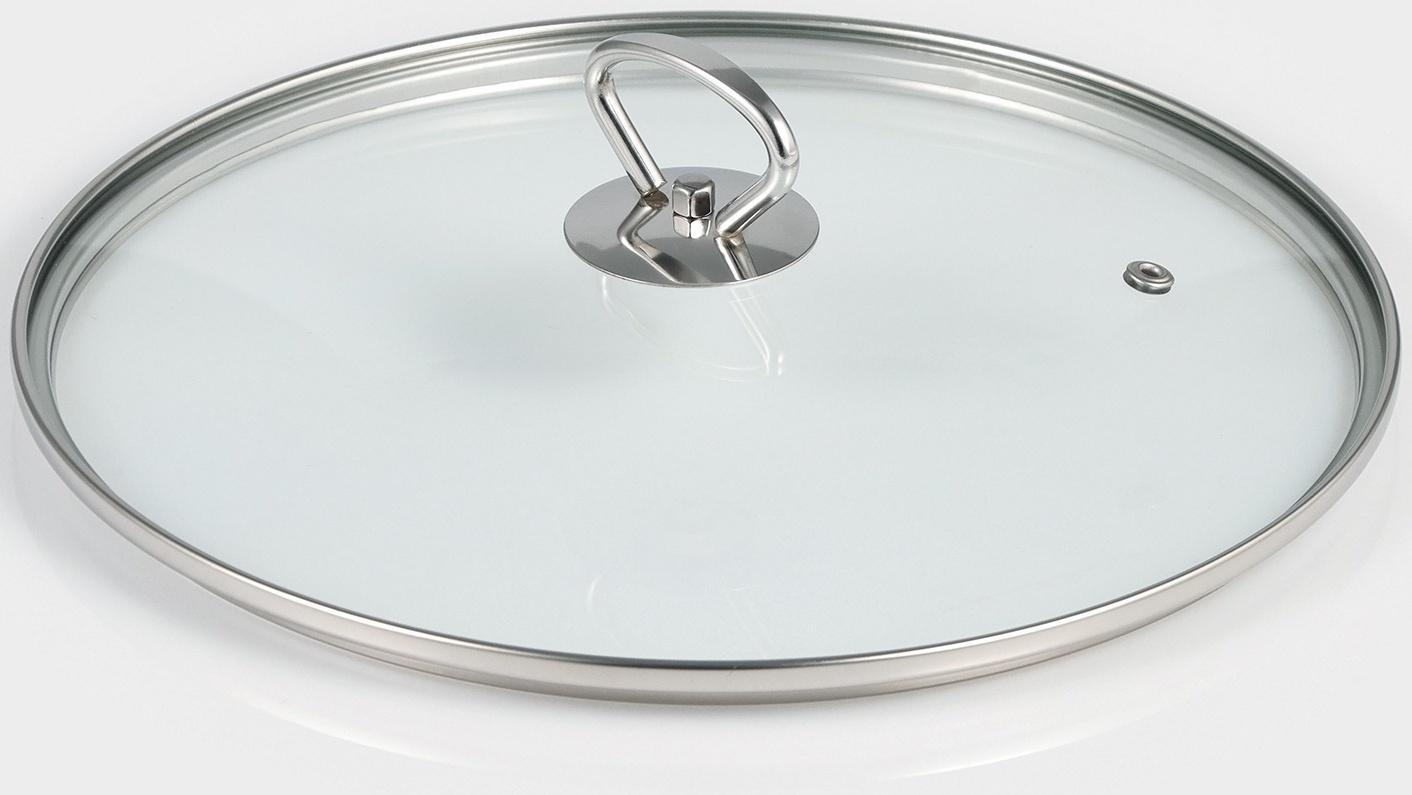 Кастрюля из нержавеющей стали «Грейт», 5,7 л, с крышкой, индукция