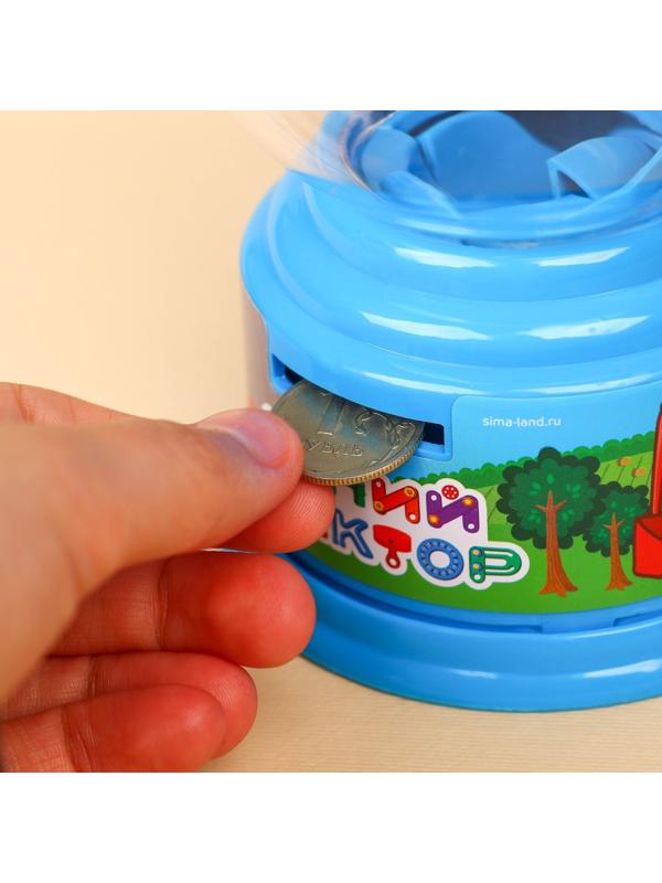 Копилка конфетница Синий трактор