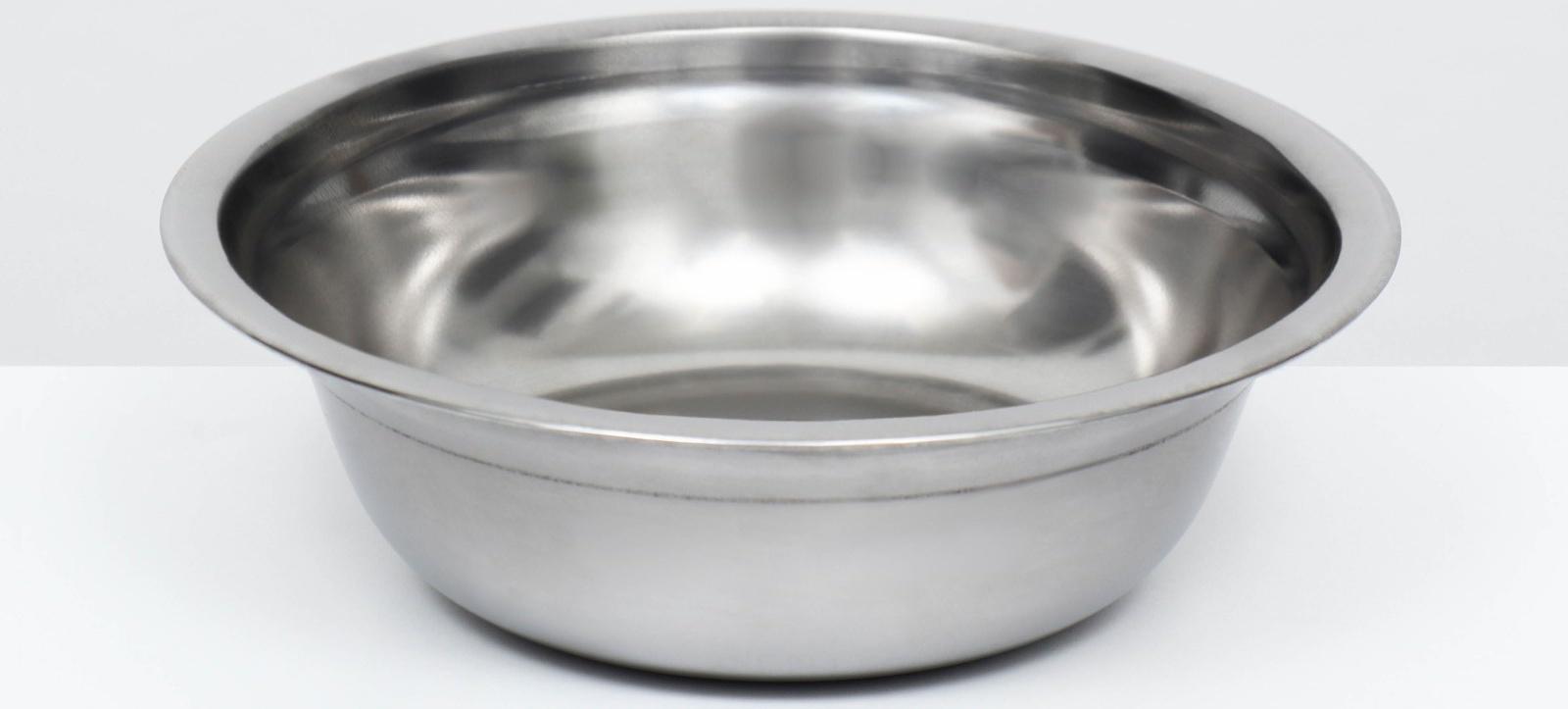 Миска металлическая эконом, 0,35 л, 13 х 4,5 см