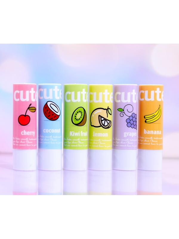 Бальзам для губ фруктовый, микс цветов и ароматов