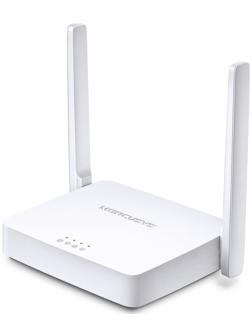 Wi-Fi роутер Mercusys MW301R, 100 Мбит/с, 2 порта 100 Мбит/с, белый