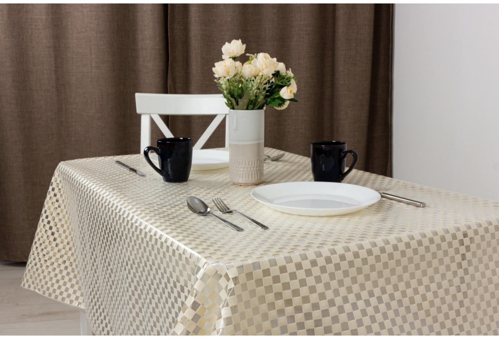 Клеенка Pure Beige, ширина 137 см, рулон 20 метров