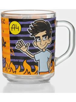 Кружка детская стеклянная «Влад А4. Челлендж», 230 мл