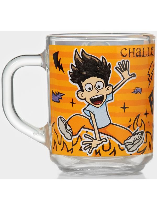 Кружка детская стеклянная «Влад А4. Челлендж», 230 мл
