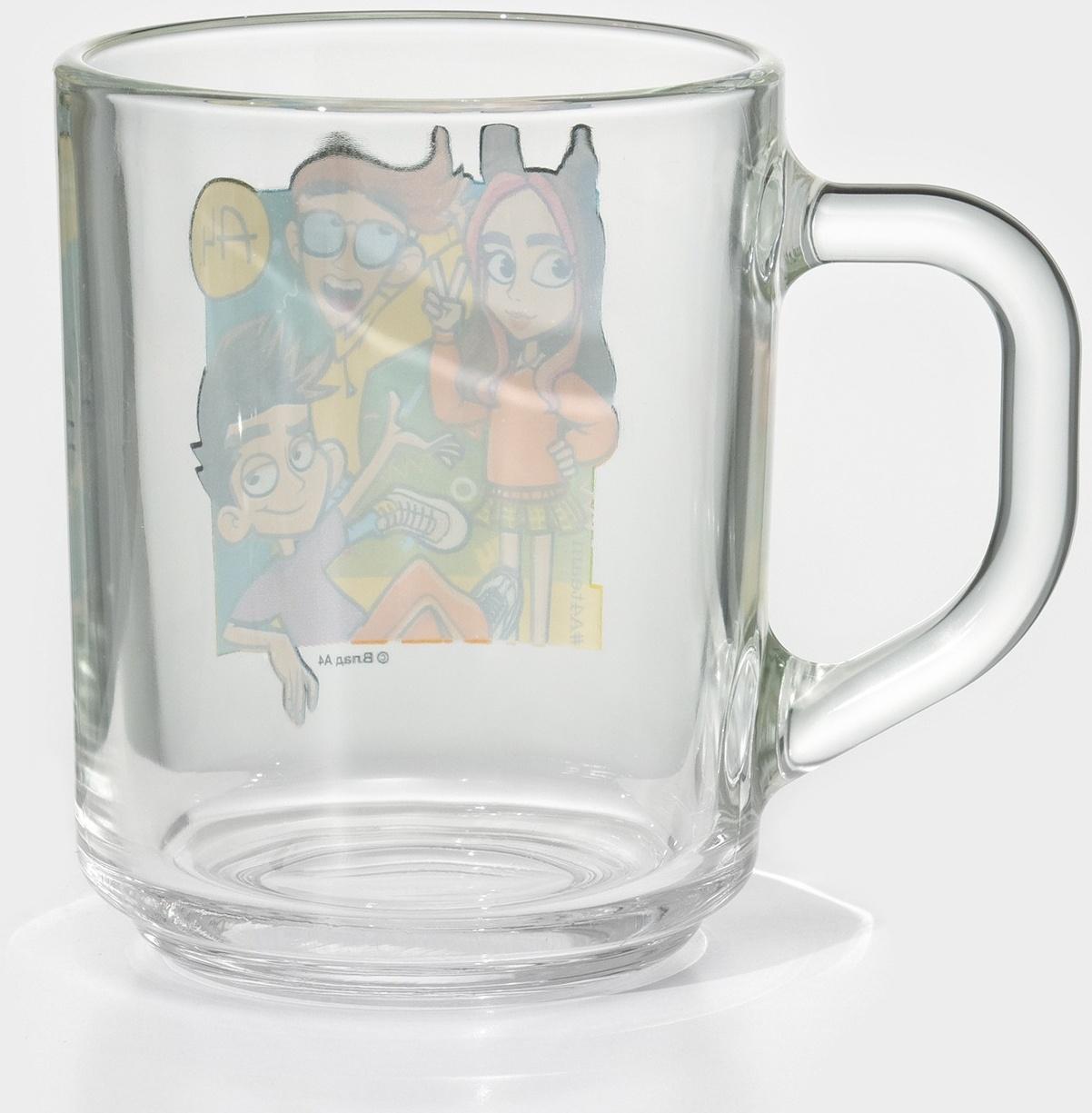 Кружка детская стеклянная «Влад А4. Влад и компания», 230 мл