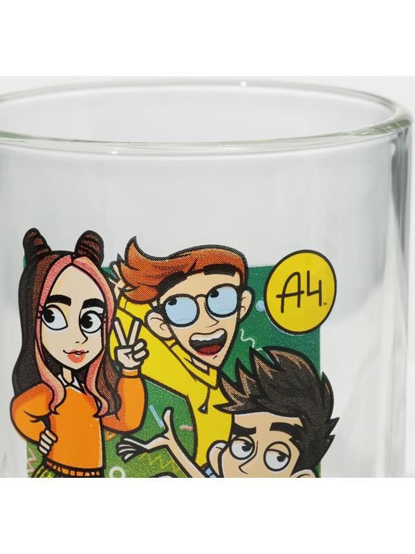 Кружка детская стеклянная «Влад А4. Влад и компания», 230 мл