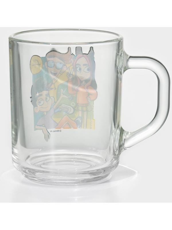 Кружка детская стеклянная «Влад А4. Влад и компания», 230 мл
