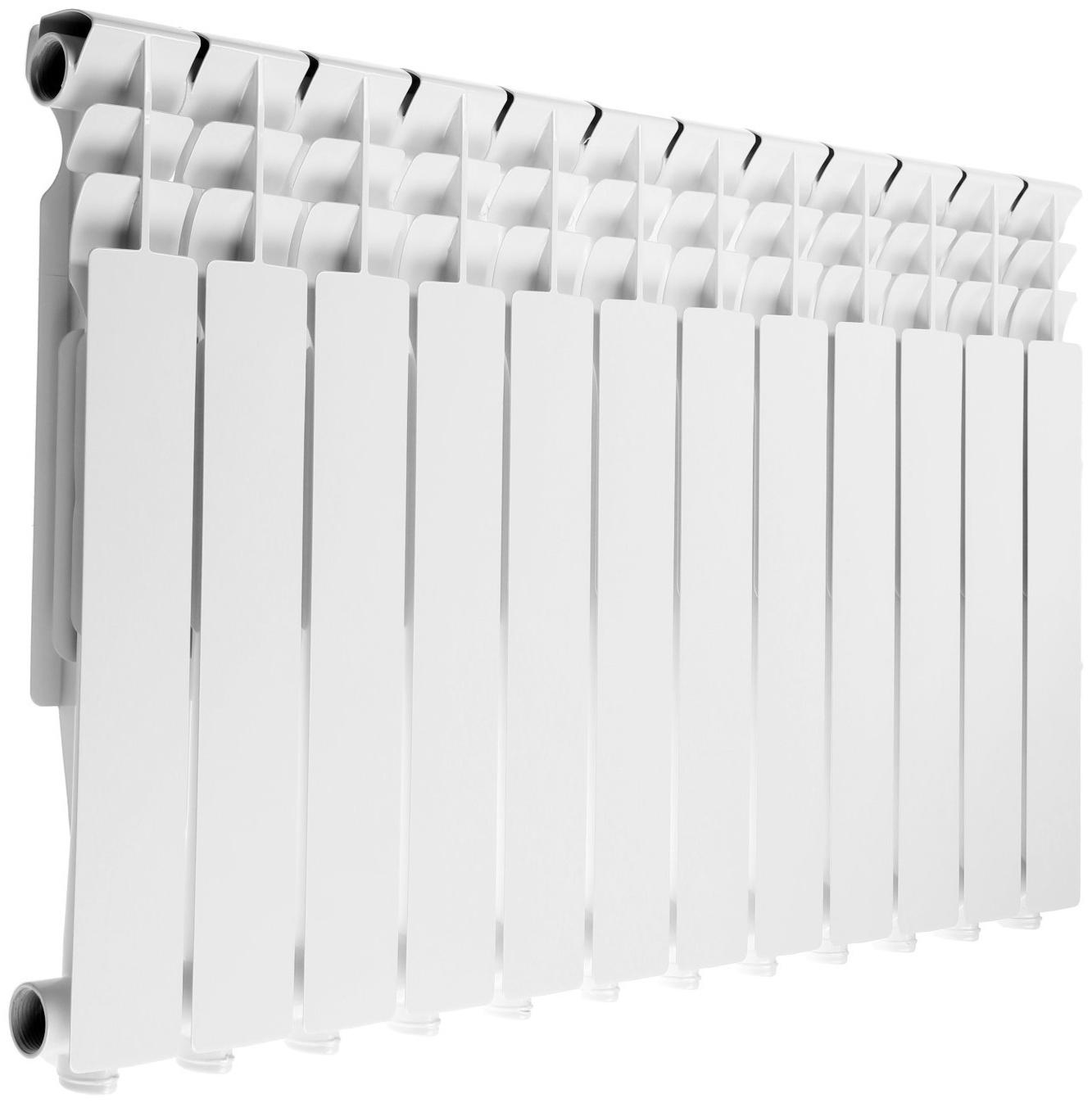 Радиатор алюминиевый TAEN ALR, 500 х 75 мм, 12 секций, 1620 Вт