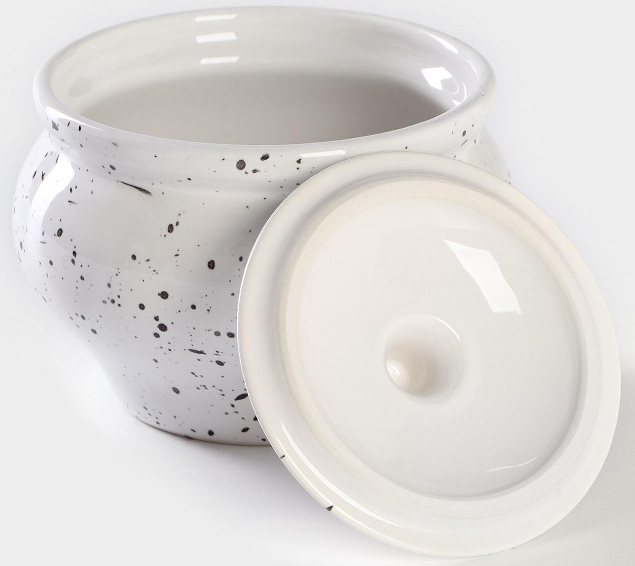 Горшочек фарфоровый для запекания Veletta, 500 мл, d=11 см, h=11 см