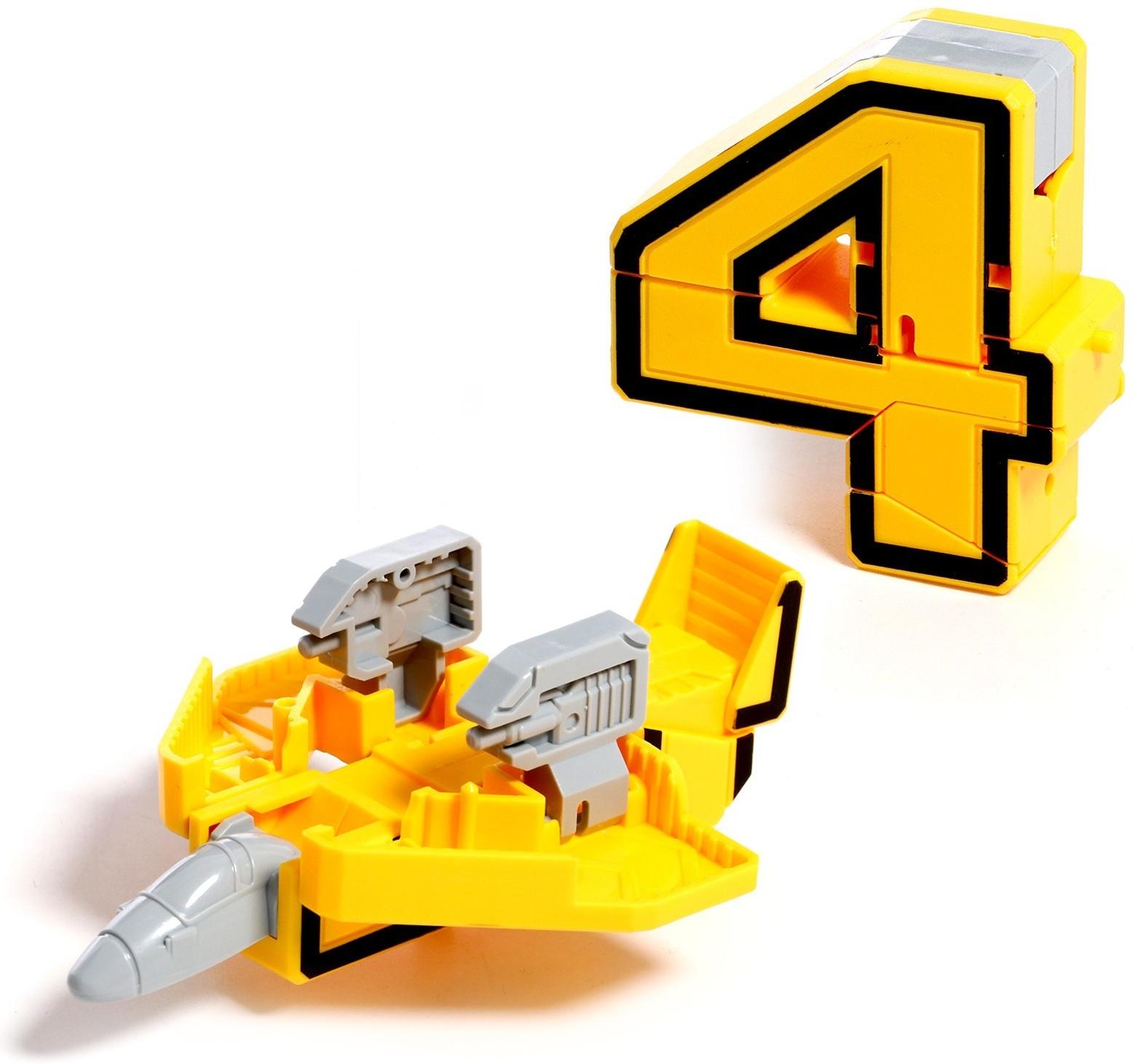 Набор роботов «Робо Цифры», трансформируется, собираются в 1 робота