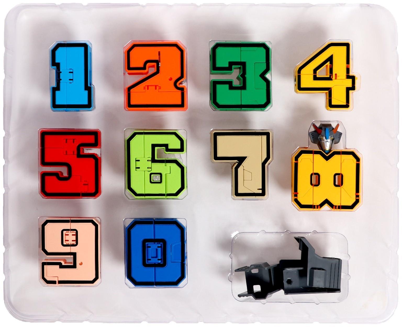 Набор роботов «Робо Цифры», трансформируется, собираются в 1 робота