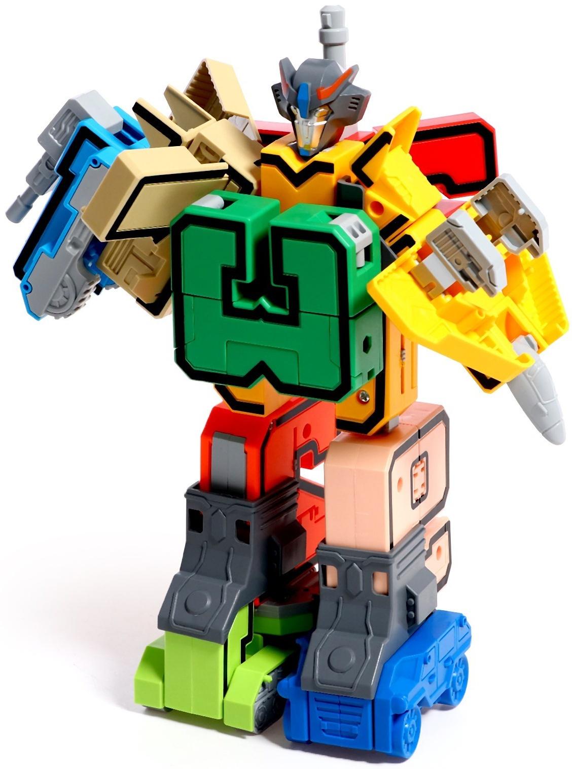 Набор роботов «Робо Цифры», трансформируется, собираются в 1 робота