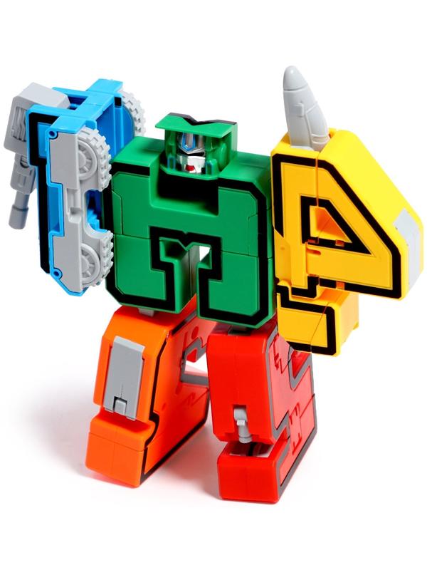 Набор роботов «Робо Цифры», трансформируется, собираются в 1 робота