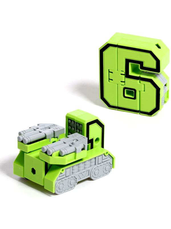 Набор роботов «Робо Цифры», трансформируется, собираются в 1 робота