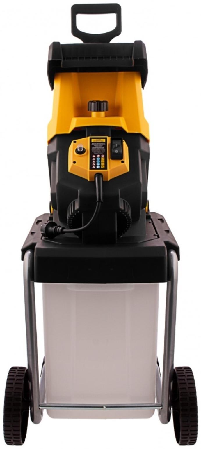 Измельчитель садовый электрический Denzel ECS-2700 59702, 2700 Вт, max d=40 мм