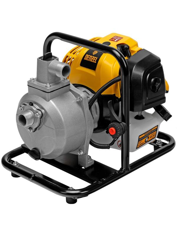 Мотопомпа бензиновая для воды DENZEL PX-25 99205, 52 см3, 170 л/мин, глуб 8 м, напор 30 м