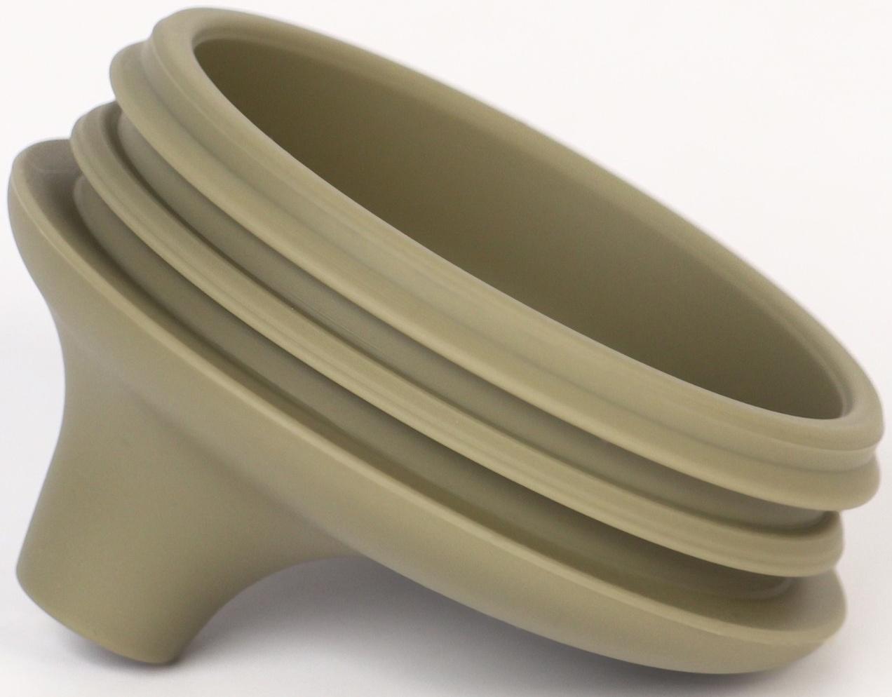 Поильник детский силиконовый Little world Mum&baby, крышка, трубочка, зеленый, 200мл