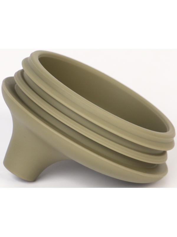 Поильник детский силиконовый Little world Mum&baby, крышка, трубочка, зеленый, 200мл